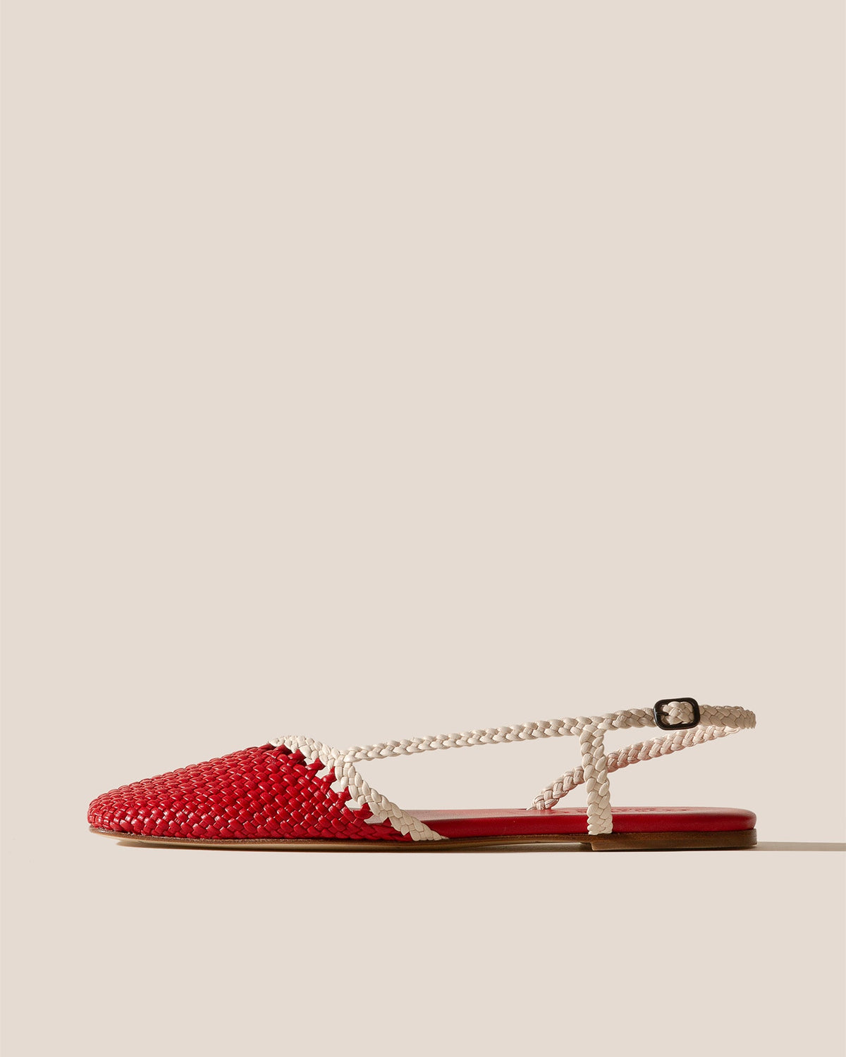 RONDAIA - Woven Asymmetrical Sandal | Hereu Women