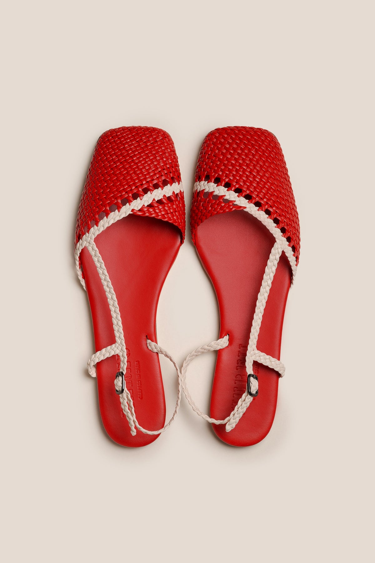 RONDAIA - Woven Asymmetrical Sandal | Hereu Women