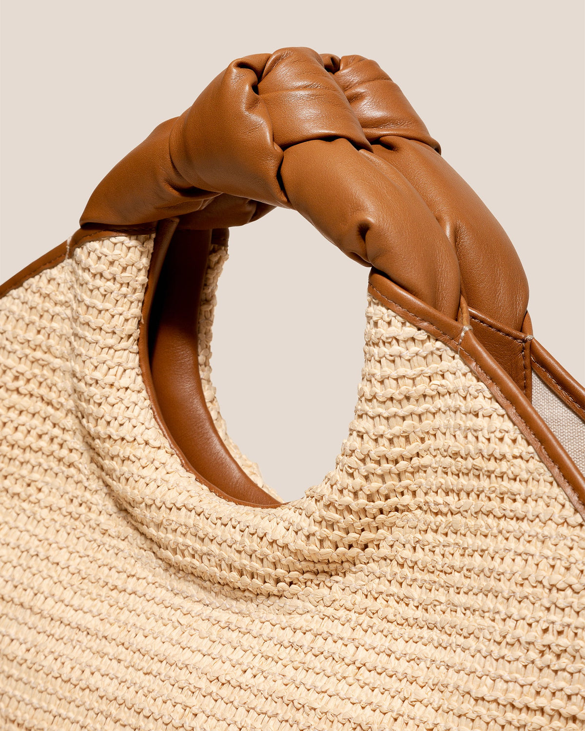 CASTELL RAFFIA - Knotted-handle Tote Bag | Hereu Women