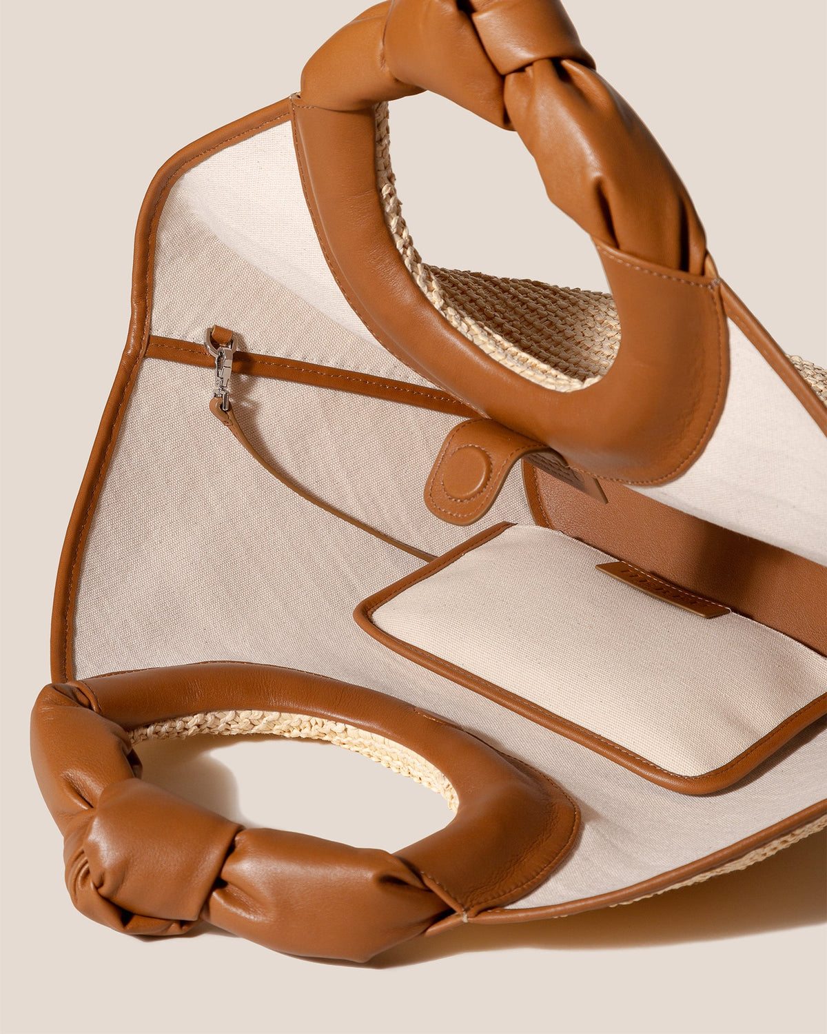 CASTELL RAFFIA - Knotted-handle Tote Bag | Hereu Women