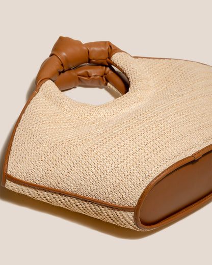 CASTELL RAFFIA - Knotted-handle Tote Bag | Hereu Women