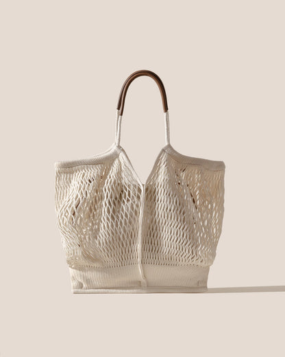 CALELLA FILT - Knitted Cotton Net Bag | Hereu Women