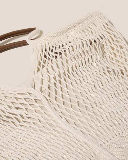 CALELLA FILT - Knitted Cotton Net Bag | Hereu Women