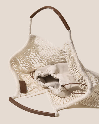 CALELLA FILT - Knitted Cotton Net Bag | Hereu Women
