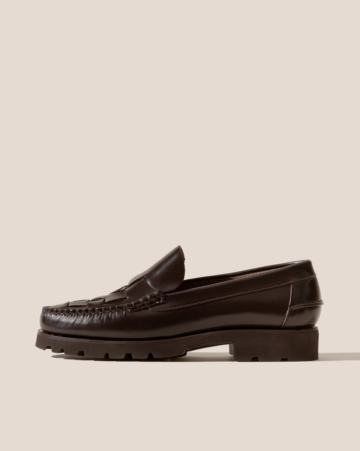 NOMBELA R SPORT - Tread Sole Interwoven Detail Slip-On Loafer | Hereu Men