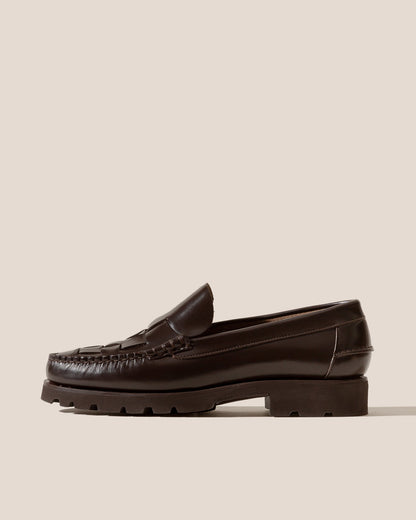 NOMBELA R SPORT - Tread Sole Interwoven Detail Slip-On Loafer | Hereu Men