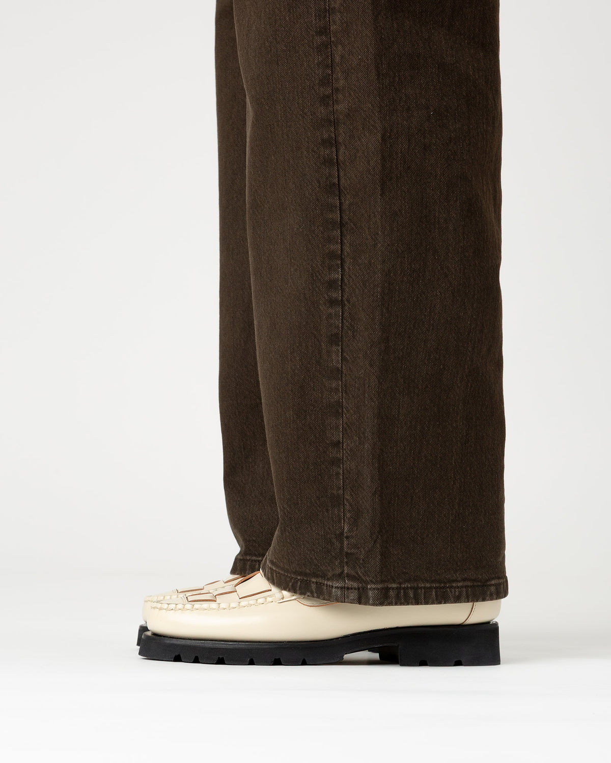 NOMBELA R SPORT - Tread Sole Interwoven Detail Slip-On Loafer | Hereu Men