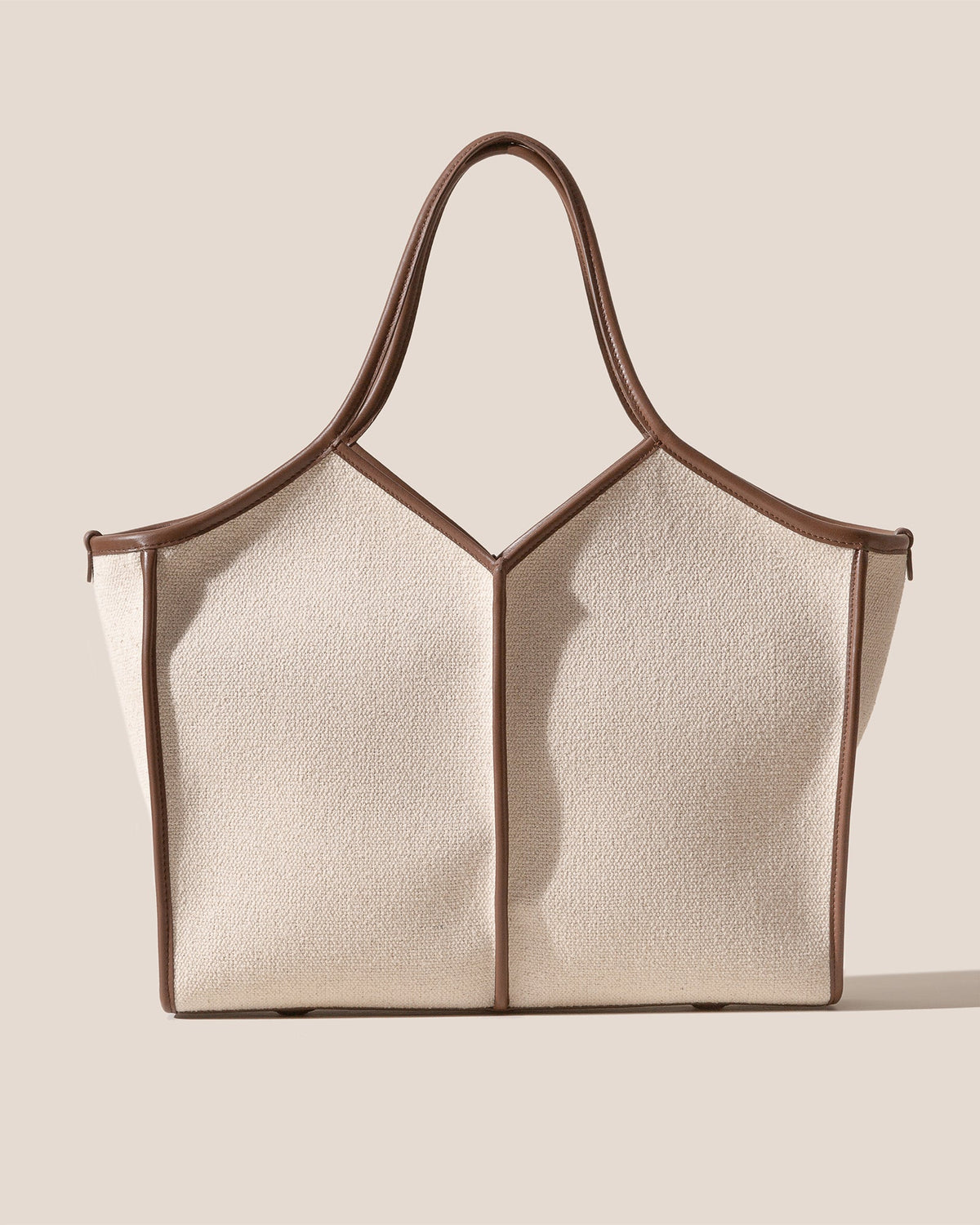 CALELLA SQUARED MEDIUM CANVAS - Leather-trimmed Tote Bag | Hereu Men|Women