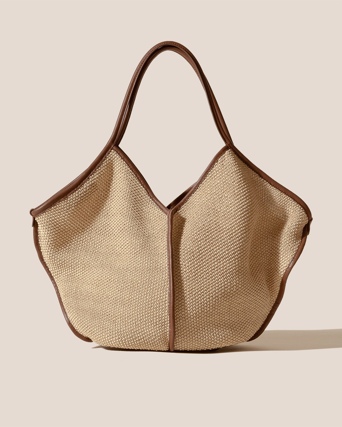 CALELLA SOFT RAFFIA - Leather-trimmed Tote Bag | Hereu Men|Women