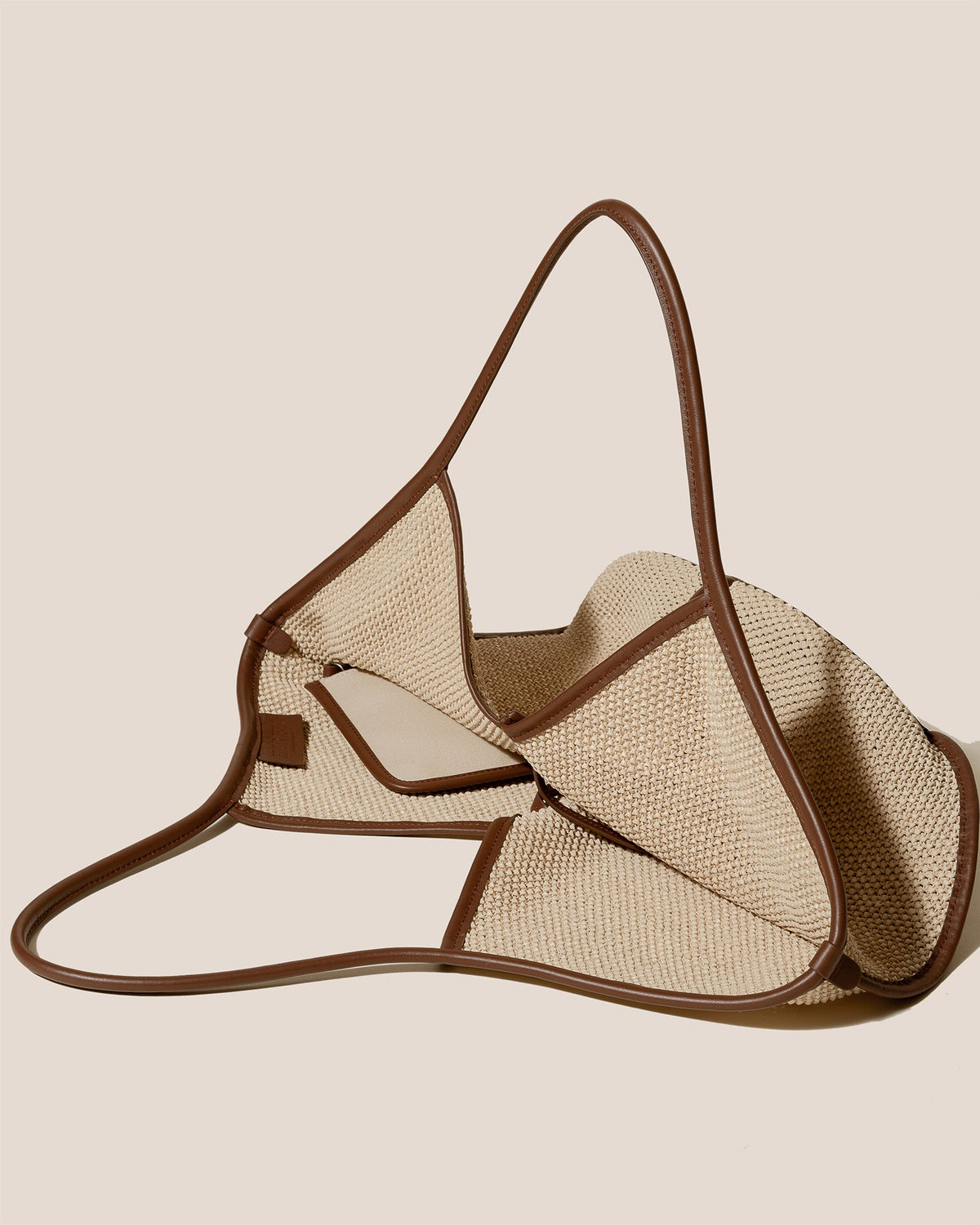 CALELLA SOFT RAFFIA - Leather-trimmed Tote Bag | Hereu Men|Women