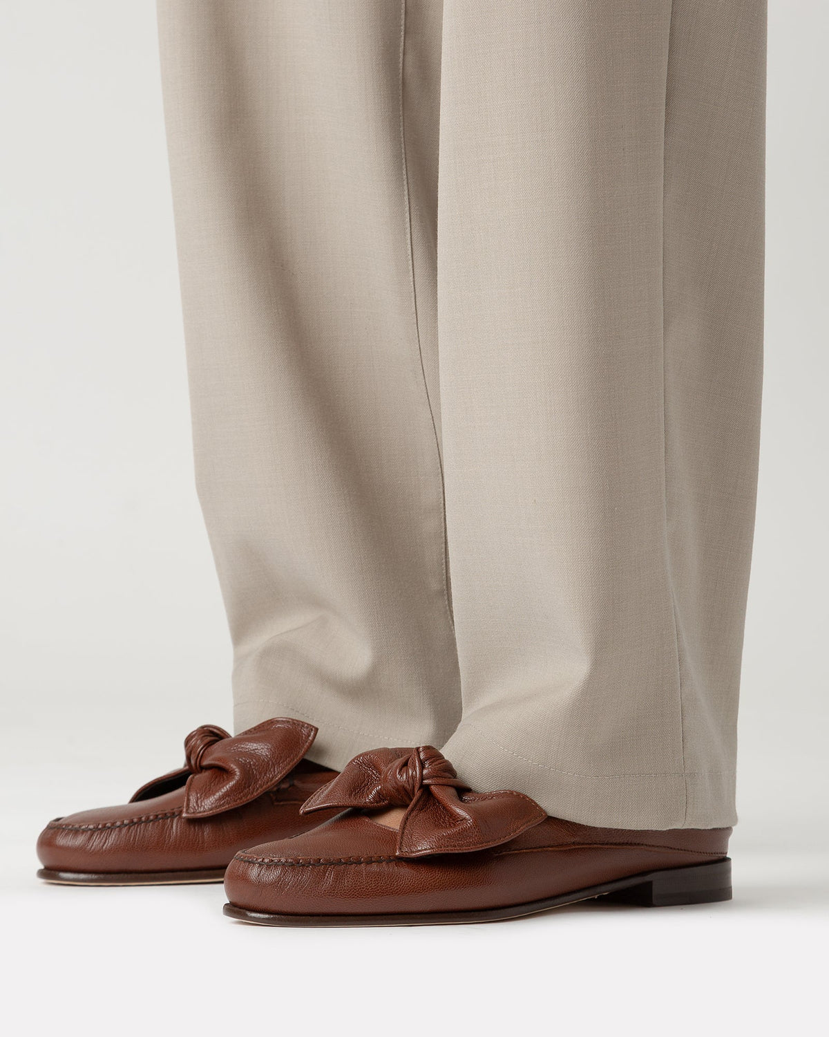 CORBATI MULE - Bow-Detail Slip-On Mule | Hereu Women