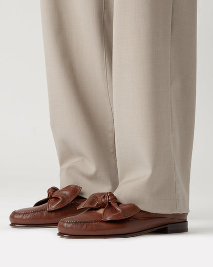 CORBATI MULE - Bow-Detail Slip-On Mule | Hereu Women