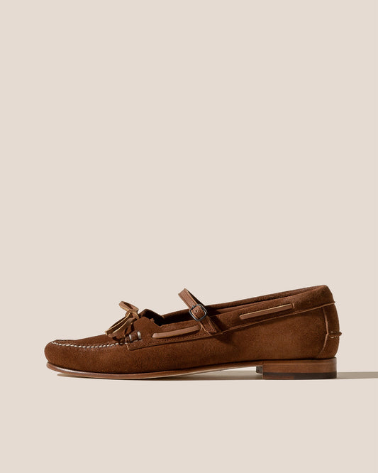 LOREA SUEDE - Mary Jane Loafer | Hereu Women