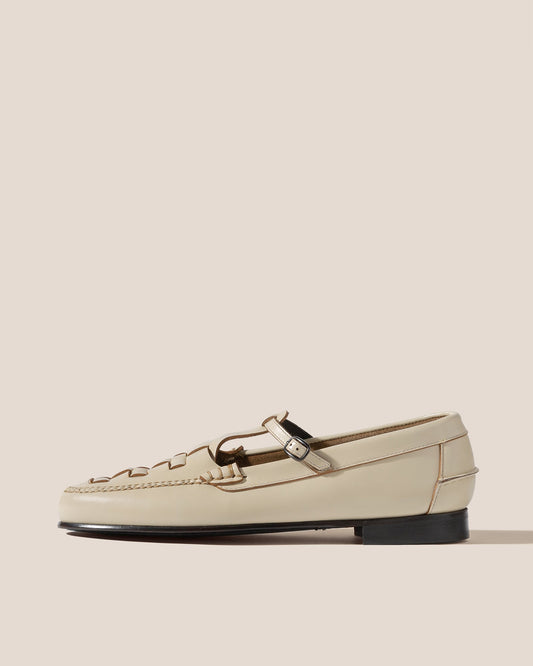 MAQUEDA - Interwoven T-Bar Loafer | Hereu Women