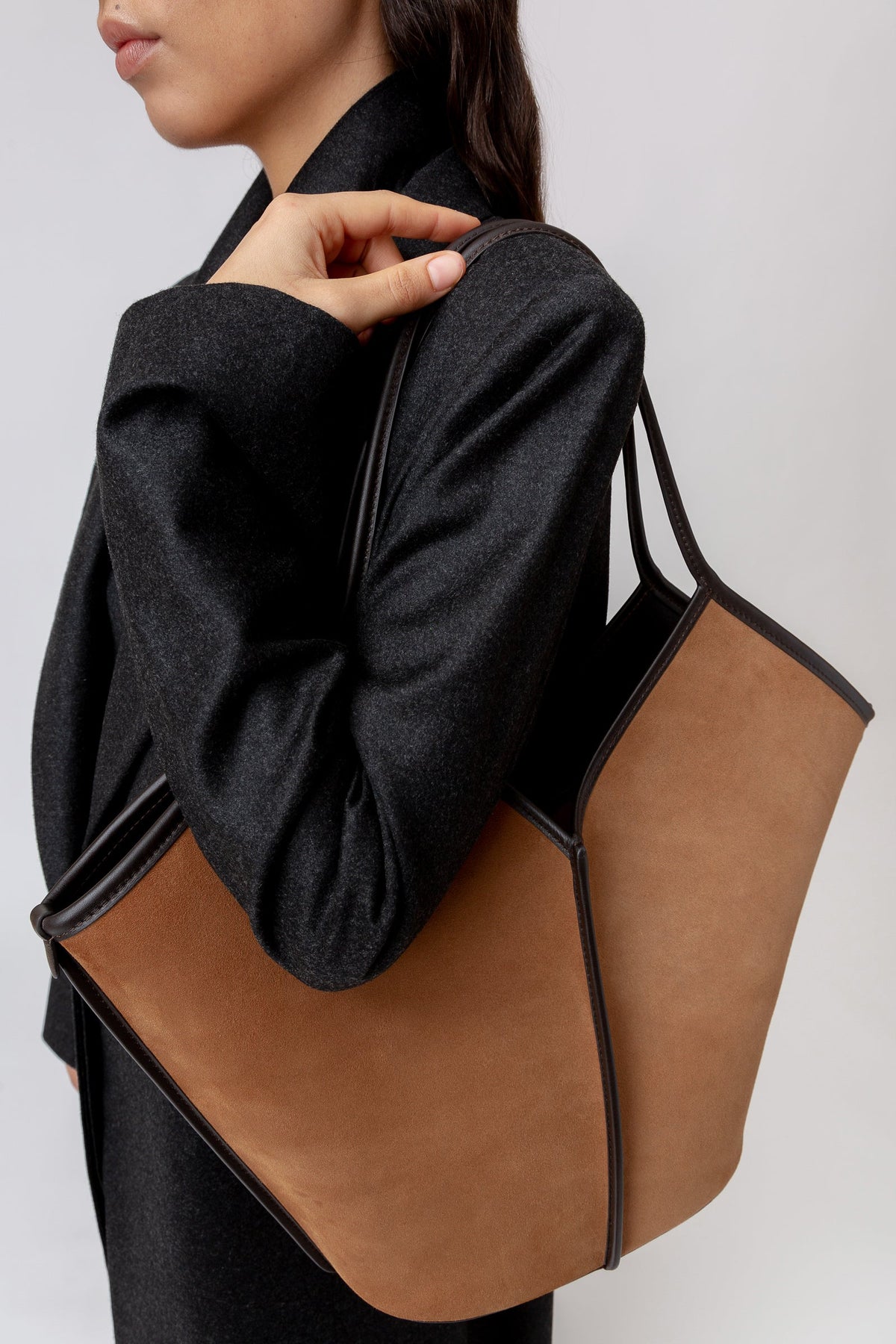 CALELLA SUEDE - Calf Suede Tote Bag | Hereu Women|Men