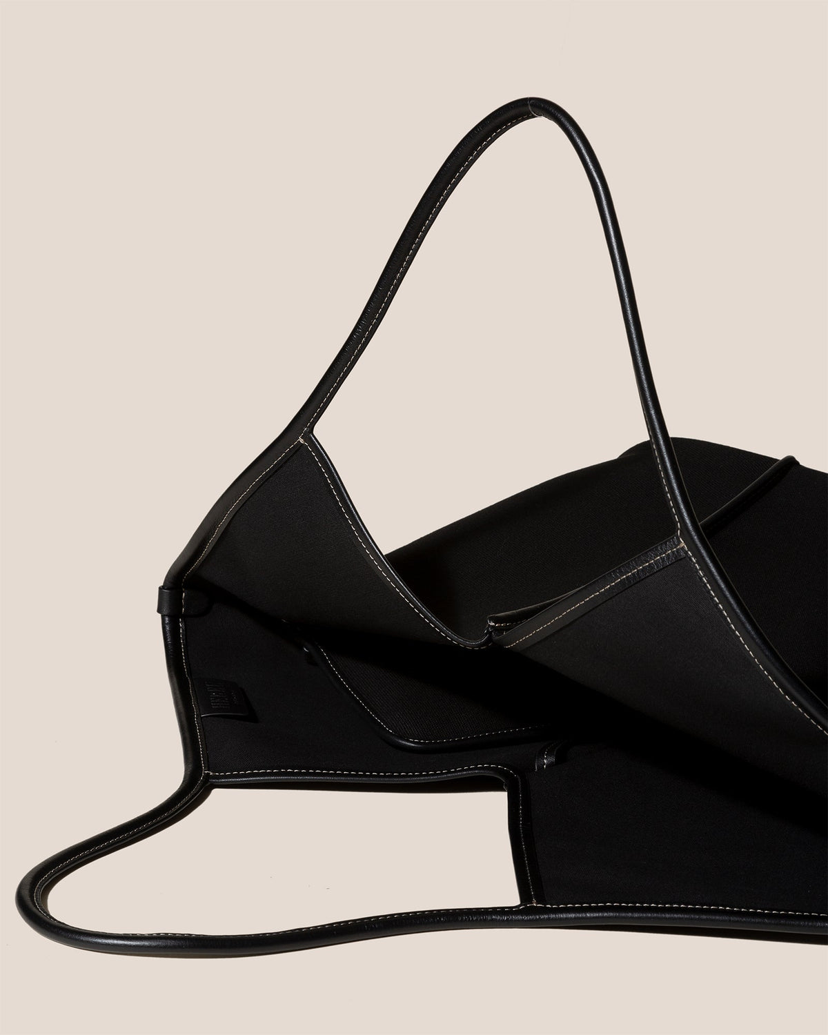 CALELLA - Leather-trimmed Organic Cotton Tote Bag | Hereu Women|Men