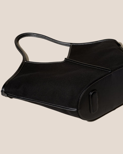 CALELLA - Leather-trimmed Organic Cotton Tote Bag | Hereu Women|Men