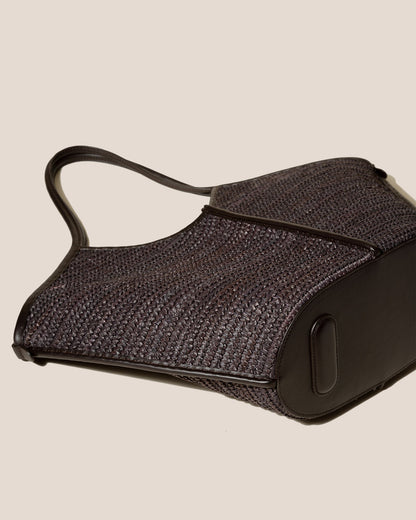 CALELLA RAFFIA - Leather-trimmed Tote Bag | Hereu Women|Men