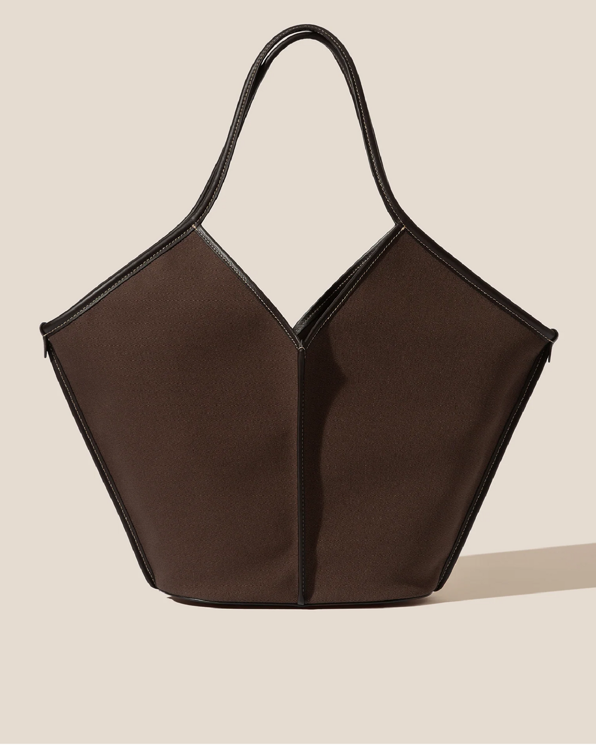 CALELLA - Leather-trimmed Organic Cotton Tote Bag | Hereu Women|Men