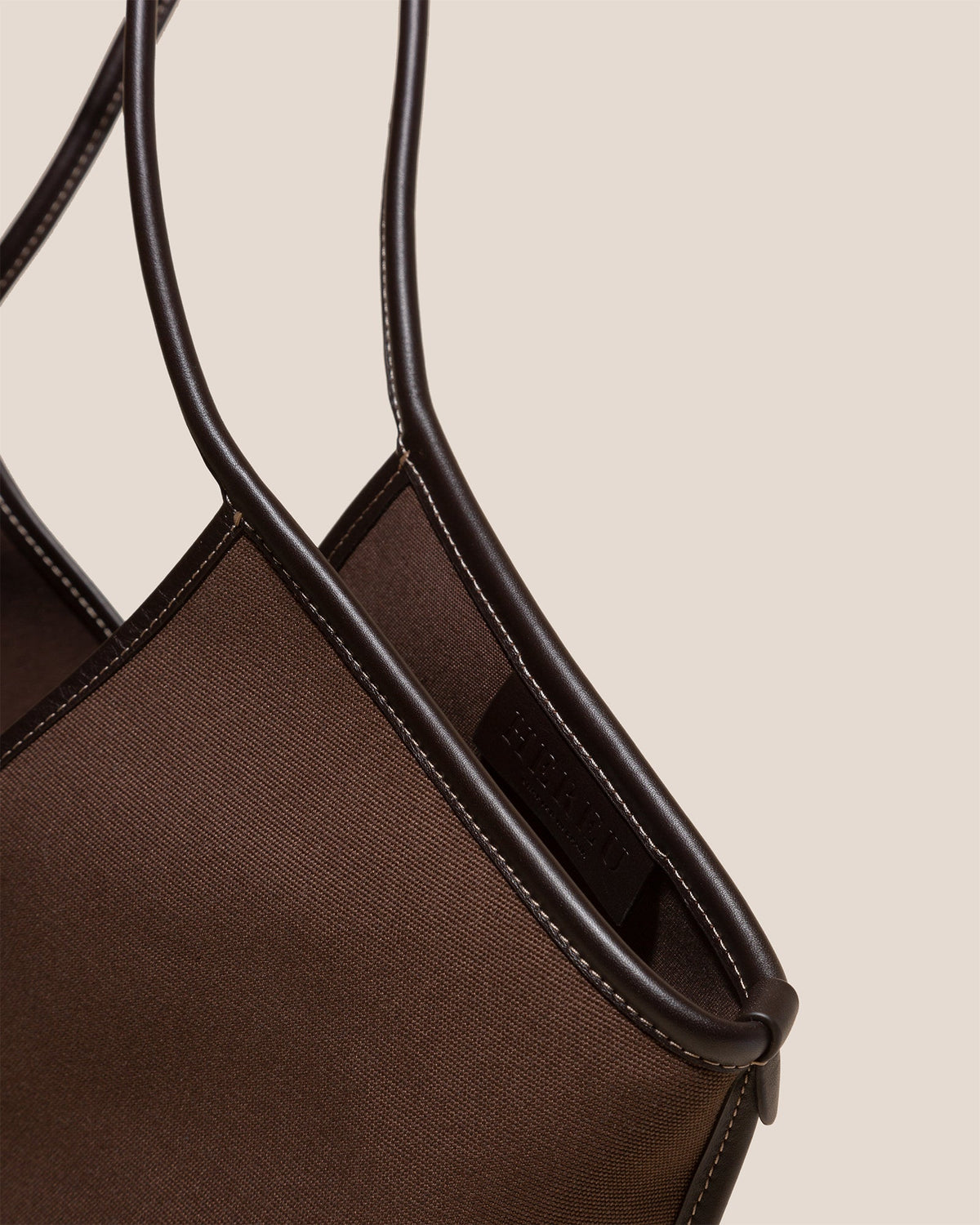 CALELLA - Leather-trimmed Organic Cotton Tote Bag | Hereu Women|Men