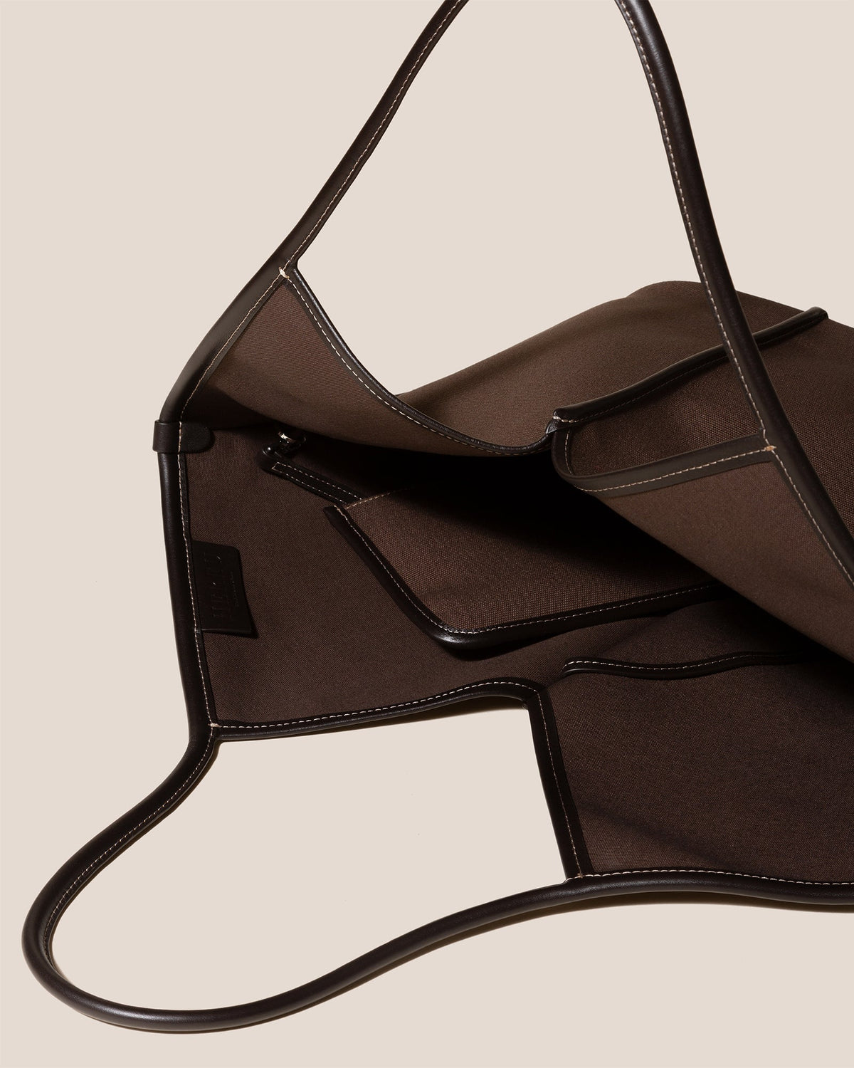 CALELLA - Leather-trimmed Organic Cotton Tote Bag | Hereu Women|Men