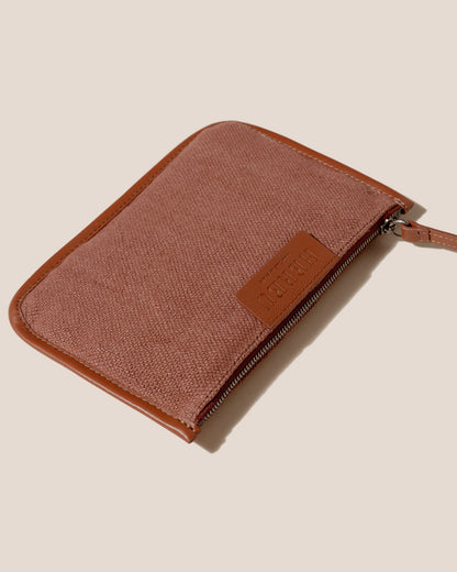 CALELLA SOFT LINEN - Leather-trimmed Tote Bag | Hereu Women|Men