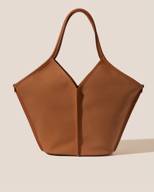 CALELLA - Leather-trimmed Organic Cotton Tote Bag | Hereu Women|Men