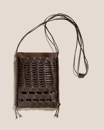 TRENA SUEDE - Flat Square Crossbody Bag | Hereu Women|Men