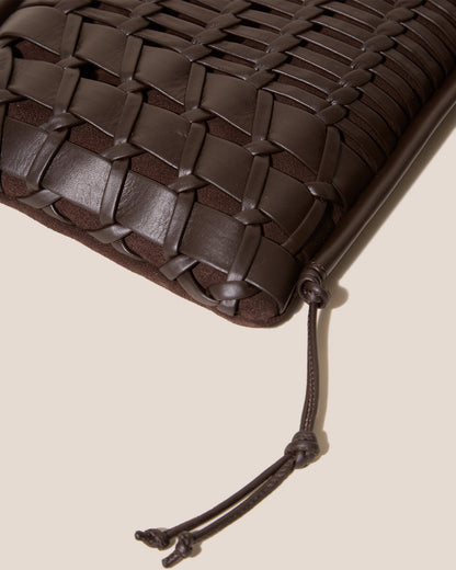 TRENA SUEDE - Flat Square Crossbody Bag | Hereu Women|Men