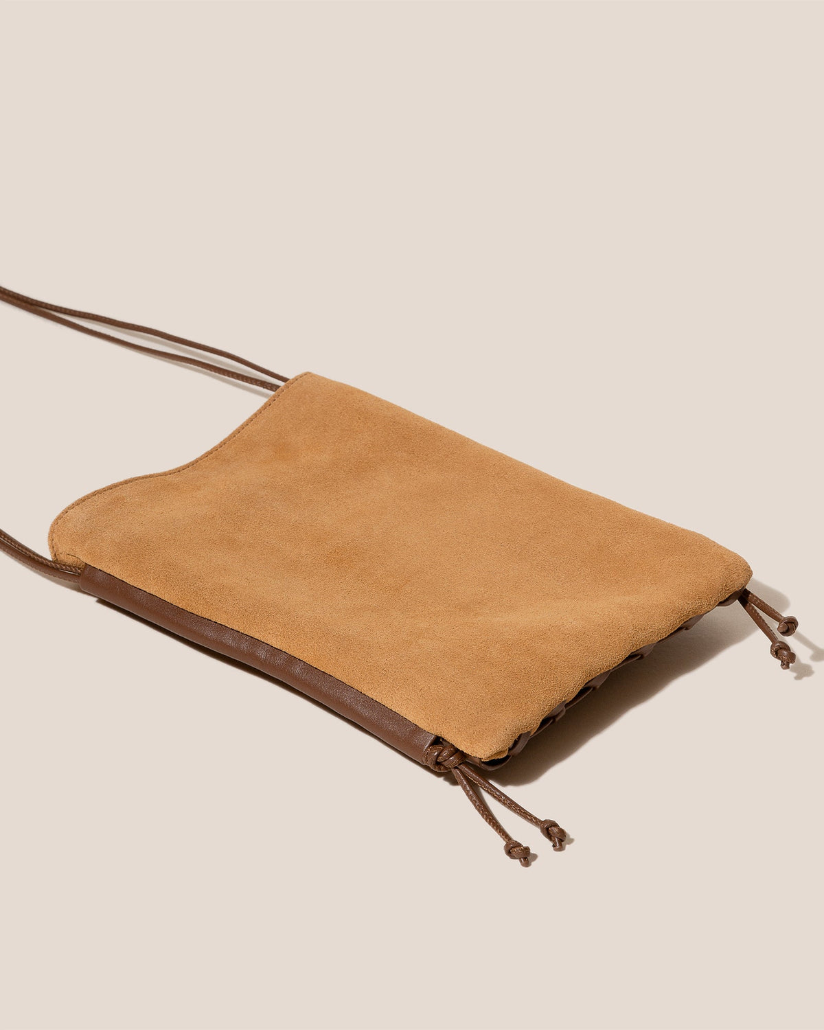 TRENA SUEDE - Flat Square Crossbody Bag | Hereu Women|Men
