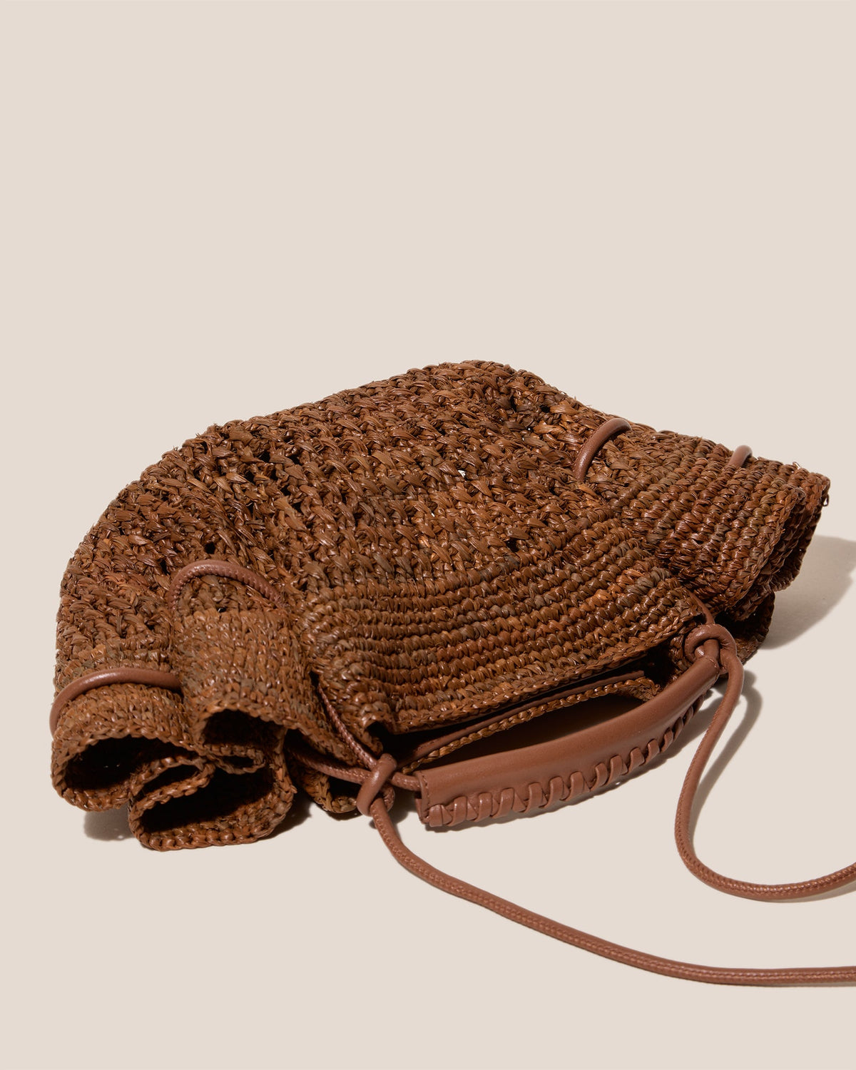 ARTA MINI CROCHET RAFFIA - Pleated Crossbody Bag | Hereu Women|Men