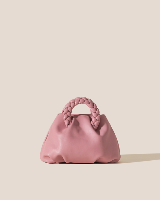 BOMBON - Plaited-handle Leather Handbag | Hereu Women