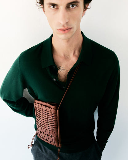 TRENA - Flat Square Crossbody Bag | Hereu Women|Men