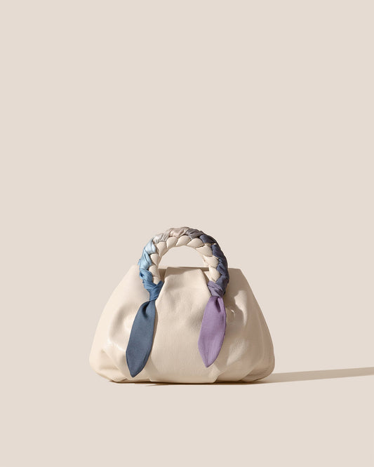 BOMBON FOULARD - Plaited-handle Leather Handbag | Hereu Women