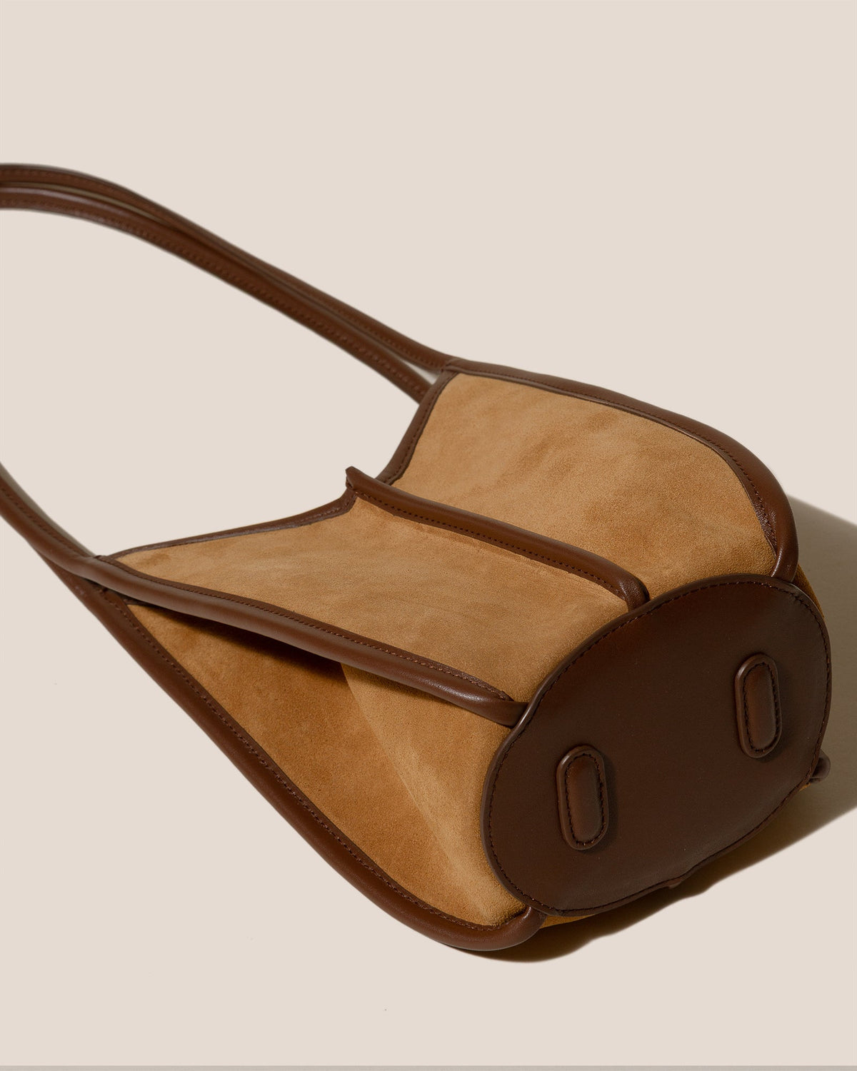 CALELLA BUCKET SUEDE - Leather-trimmed Shoulder Bag | Hereu Women