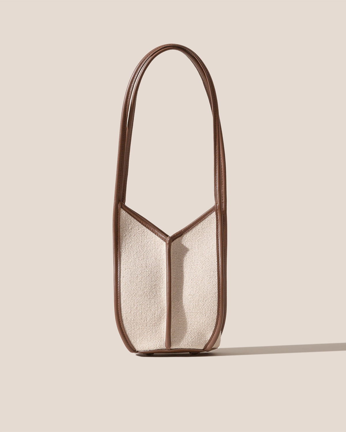 CALELLA BUCKET CANVAS - Leather-trimmed Shoulder Bag | Hereu Women