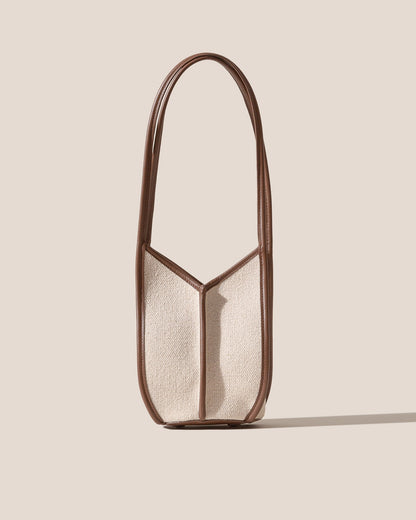 CALELLA BUCKET CANVAS - Leather-trimmed Shoulder Bag | Hereu Women