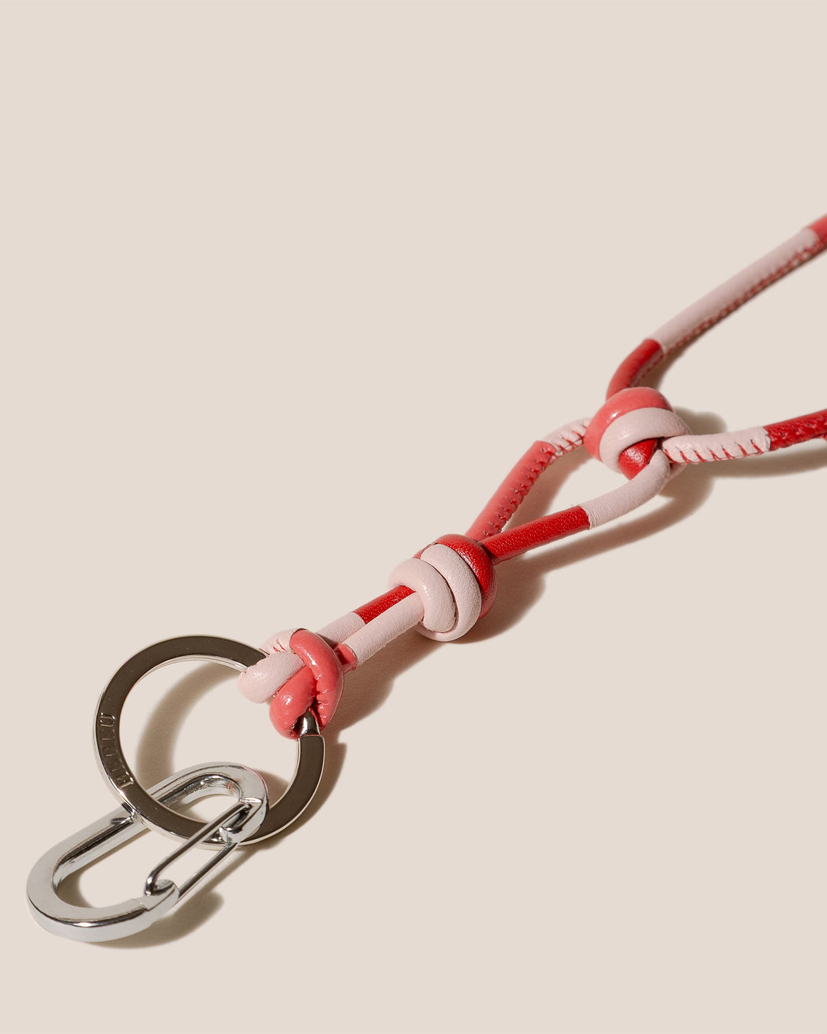 GERANI KEYCHAIN - Hand-Knotted Patchwork Keychain | Hereu Women