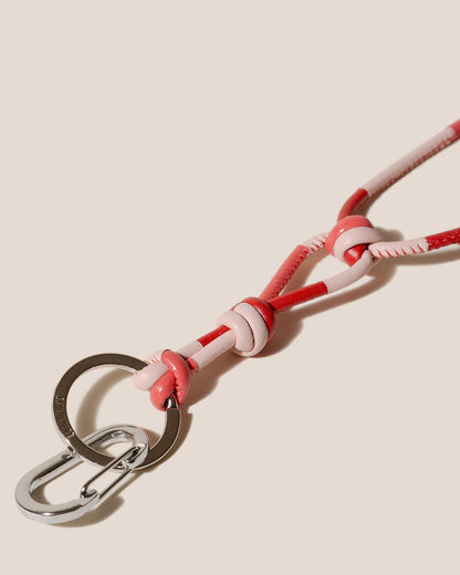 GERANI KEYCHAIN - Hand-Knotted Patchwork Keychain | Hereu Women
