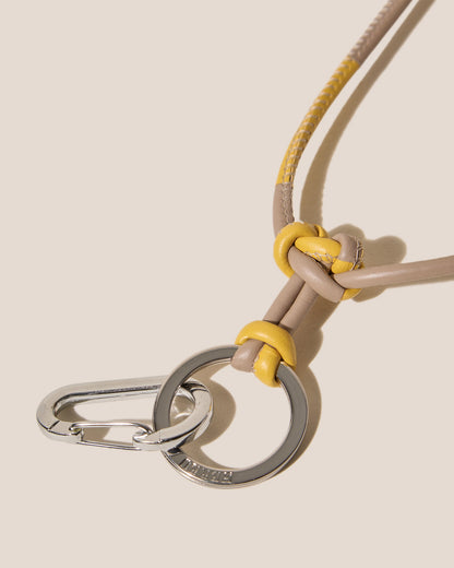LLUM KEYCHAIN - Hand-Knotted Patchwork Keychain | Hereu Women