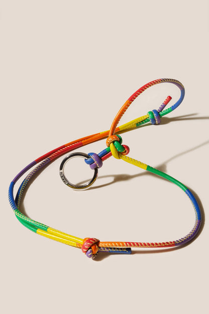 PRIDE KEYCHAIN - Multicoloured Patchwork Keychain | Hereu Women