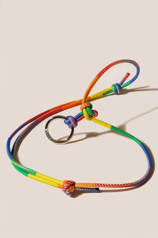 PRIDE KEYCHAIN - Multicoloured Patchwork Keychain | Hereu Women