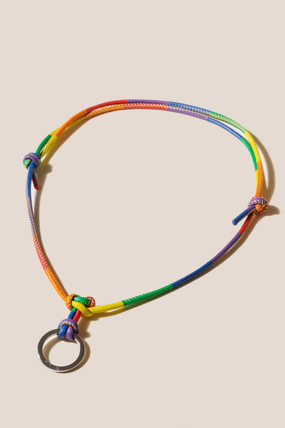 PRIDE KEYCHAIN - Multicoloured Patchwork Keychain | Hereu Women