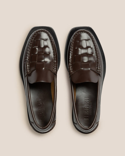 NOMBELA - Interwoven Detail Slip-On Loafer | Hereu Men