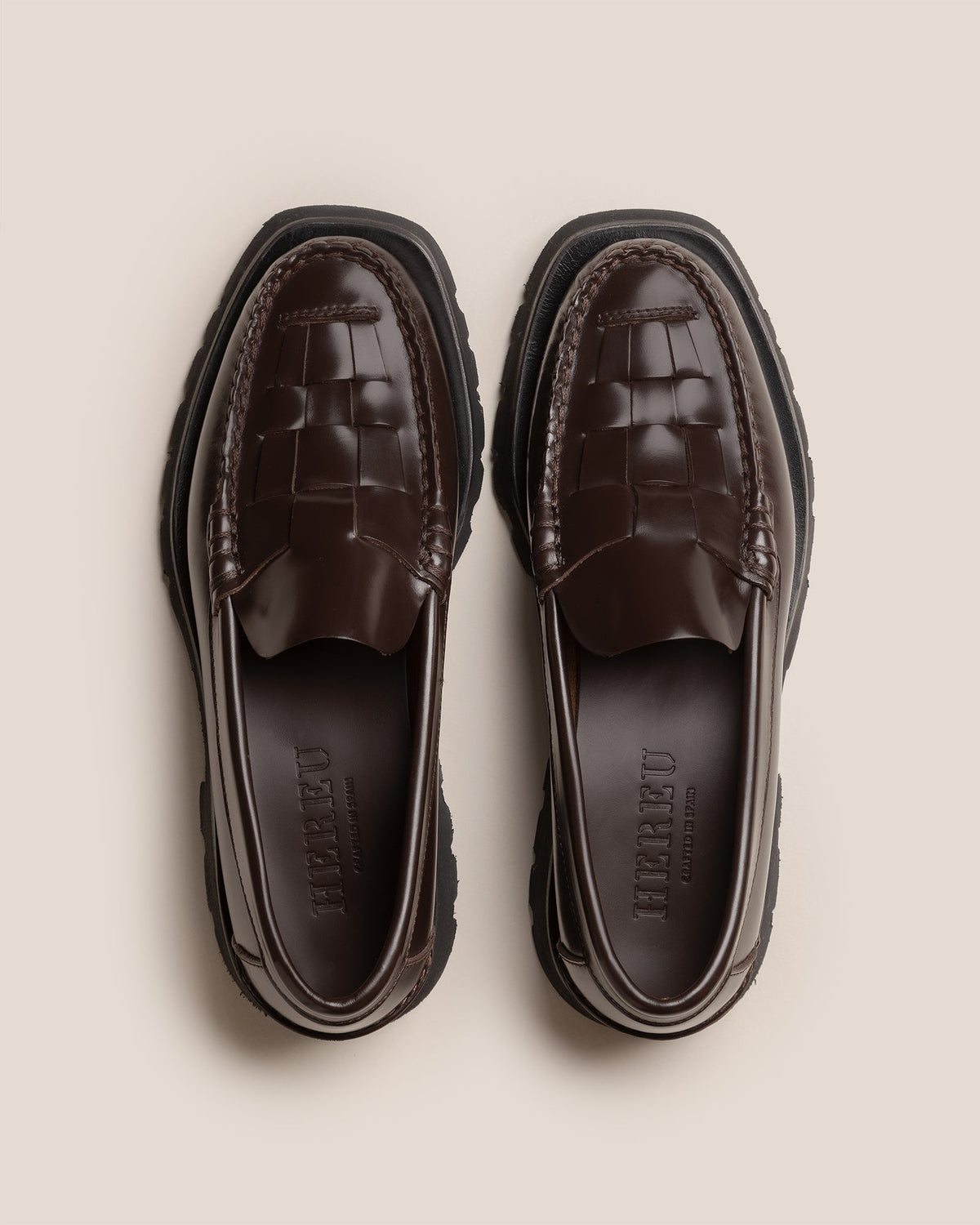 NOMBELA SPORT - Tread Sole Interwoven Detail Slip-On Loafer | Hereu Men