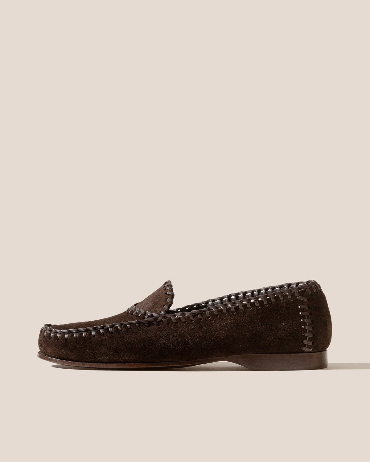 SASTRE SUEDE - Braided Seams Slip-on Loafer | Hereu Men