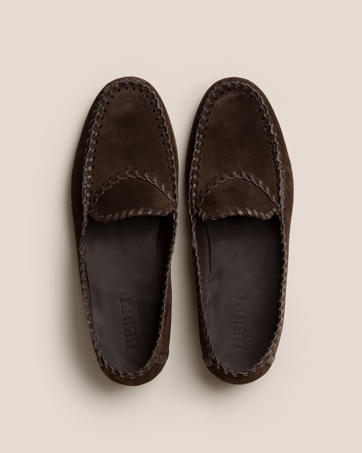 SASTRE SUEDE - Braided Seams Slip-on Loafer | Hereu Men