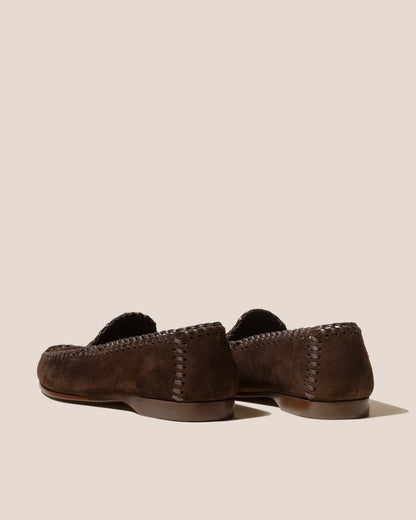SASTRE SUEDE - Braided Seams Slip-on Loafer | Hereu Men