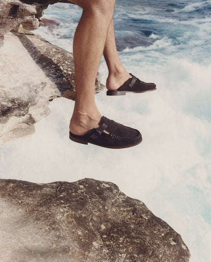 BARRACA - Buckle-strap Mule Loafer | Hereu Men