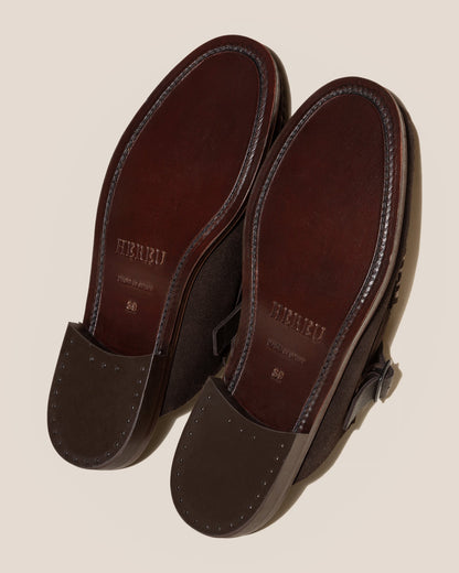 BARRACA - Buckle-strap Mule Loafer | Hereu Men